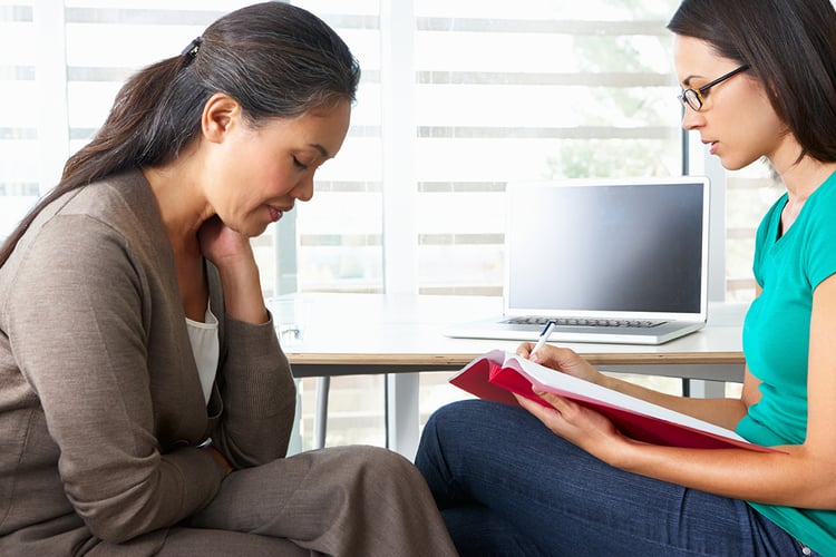 Woman Having Counselling Session